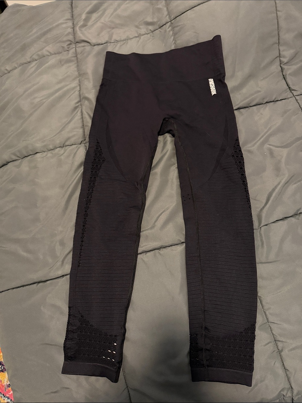 Seamless Black Leggings - Active Comfort